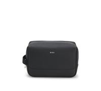BOSS Beauty case in tessuto effetto nappa liscio - Style Northon_M_Washbag, 50573463 Nero pz.