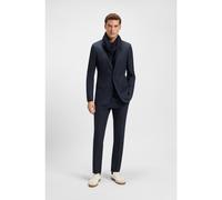 BOSS BECKHAM x BOSS Abito due pezzi in lana vergine, seta e lino - Style SB-SUIT-2PCS-252_DB, 50549196 Blu scuro 52