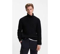 BOSS BECKHAM x BOSS Maglione a trecce in lana e cashmere - Style Herrero_DB, 50554338 Blu scuro XL