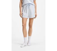 BOSS Bermuda del pigiama in cotone elasticizzato con cordoncini brandizzati - Style CI_Shorts CW, 50515606 Luce viola XS