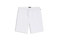 BOSS Bermuda del pigiama in misto cotone con logo ricamato - Style Waffle Shorts, 50535884 Bianco XXL
