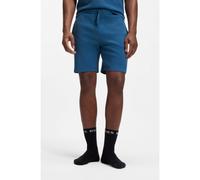 BOSS Bermuda del pigiama in misto cotone con logo ricamato - Style Waffle Shorts, 50535884 Blu M