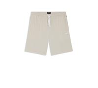 BOSS Bermuda in cotone elasticizzato con logo ricamato - Style Mix&Match Short CW, 50515314 Grigio chiaro L