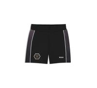 BOSS Bermuda per bambini in jersey elasticizzato con logo stampato - Style J52692/09B10A, J52692 Nero 126