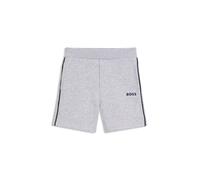 BOSS Bermuda per bambini in misto cotone con righe e logo - Style J04468/A3212M, J04468 Grigio chiaro 86