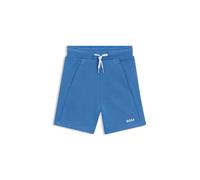 BOSS Bermuda per bambini in pile di misto cotone con logo stampato - Style J51993/84B10A, J51993 Blu 102