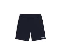 BOSS Bermuda per bambini in pile di misto cotone con logo stampato - Style J52086/84918M, J52086 Blu scuro 74