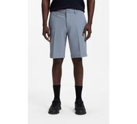 BOSS Bermuda slim fit in tessuto elasticizzato idrorepellente - Style S_Commuter_10.5 inch, 50540337 Grigio 56
