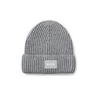 BOSS Berretto da bambini con targhetta con logo in gomma - Style J52619/A46T2, J52619 Grigio scuro 58