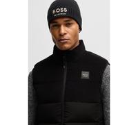 BOSS Berretto da pescatore da equitazione in cotone - Style FISHER BEANIE DARK GREY, B6U1602 Nero pz.