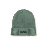 BOSS Berretto in cotone e lana vergine con logo - Style Asic_Beanie-X, 50499423 Calce pz.