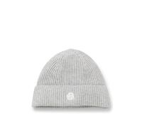 BOSS Berretto in lana e cashmere con monogramma Double B - Style Leah-B-Icon_hat, 50557673 Grigio chiaro pz.