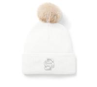 BOSS Berretto per bambini effetto luccicante con monogramma Double B - Style J51616/09BT2, J51616 Bianco 58