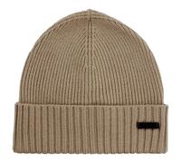 BOSS Berretto Uomo A Coste In Lana Vergine Fati 50495306 275 Colore Sabbia