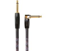 BOSS BIC-10A Cavo per strumenti di qualità da studio, Connettori dritto-angolo retto da 1/4”, lunghezza 3 m/10ft.