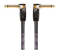 BOSS BIC-3AA Studio Grade Instrument Cable, cavo patch/pedale, connettori ad angolo retto da 1/4", lunghezza 30 cm