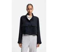 BOSS Blazer con fit moderno in crêpe antipiega - Style Jotana, 50553965 Blu scuro 48
