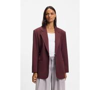 BOSS Blazer oversize con cintura - Style C_Jalara, 50553592 Bordeaux 50