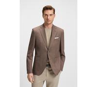 BOSS Blazer regular fit in misto lana a motivi - Style H-Janson-FL-253, 50545859 Marrone 52