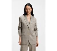BOSS Blazer regular fit in misto lana - Style Jemma4, 50558288 Beige a motivi 38