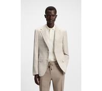 BOSS Blazer regular fit in tessuto a quadri - Style L-Jeff-FP-253, 50545416 Bianco a motivi 46