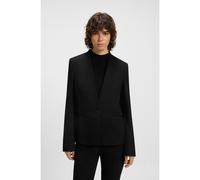 BOSS Blazer regular fit senza collo con bottone in metallo - Style Jemma1, 50541998 Nero 46