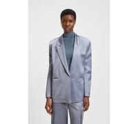 BOSS Blazer relaxed fit in satin - Style Jovanamia, 50543293 Grigio chiaro 44