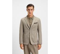 BOSS Blazer slim fit con micromotivo - Style C-Hanry-J-252, 50551585 Marrone chiaro 48