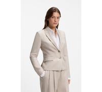 BOSS Blazer slim fit in flanella mélange - Style Jia18, 50567167 Beige chiaro 38