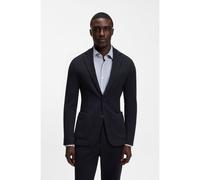 BOSS Blazer slim fit in jersey elasticizzato a micro-motivo - Style P-Hanry-J-WG-264, 50572045 Blu scuro 98
