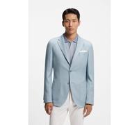 BOSS Blazer slim fit in lana, seta e lino - Style L-Heston-LP-241, 50555538 Celeste 52