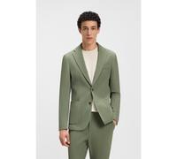 BOSS Blazer slim fit in misto cotone con micromotivo - Style C-Hanry-J-252, 50545863 Verde 52