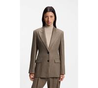 BOSS Blazer slim fit in tessuto strutturato - Style Jonahsa, 50568833 Marrone a motivi 50