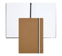 Hugo Boss Taccuino A5 Iconic Camel a righe