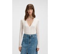 BOSS Body con scollo a V e lavorazione ricamata - Style C_Ikylia, 50543555 Colore neutro M