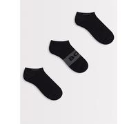 BOSS Bodywear - Confezione da 3 paia di calzini neri con logo-Nero 9-11