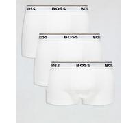 Boss Bodywear - Power - Confezione da 3 boxer aderenti bianchi-Bianco S