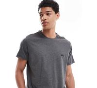 BOSS - Bodywear - T-shirt grigio antracite con logo S