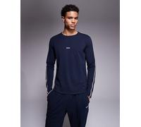 BOSS Bodywear - Unique - Maglietta a maniche lunghe blu navy da casa S