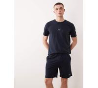 BOSS Bodywear - Unique - Pantaloncini da casa blu navy in coordinato W33
