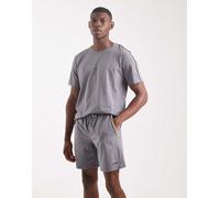 BOSS Bodywear - Unique - Pantaloncini da casa grigi in coordinato-Grigio XL