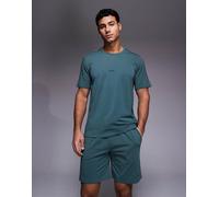 BOSS Bodywear - Unique - Pantaloncini da casa verde scuro in coordinato W32