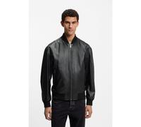 BOSS Bomber in pelle con tasca sulla manica - Style Jakri, 50552151 Nero 54