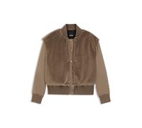 BOSS Bomber in raso con gilet in materiale sintetico rimovibile - Style Pettica, 50546846 Marrone 50