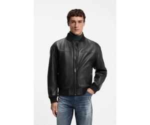BOSS Bomber regular fit in nappa - Style Jokans, 50566568 Nero 54