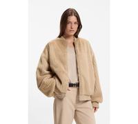 BOSS Bomber relaxed fit reversibile in satin e pelliccia sintetica - Style Petisa, 50567439 Beige 44