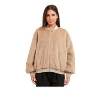 BOSS Bomber relaxed fit reversibile in satin e pelliccia sintetica - Style Petisa, 50567439 Beige 42