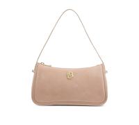 BOSS Borsa a spalla in pelle scamosciata con monogramma Double B metallizzato - Style BOSS BEYOND S SH.B U, 50563360 Rosso scuro pz.