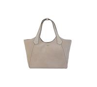 BOSS Borsa tote in pelle scamosciata con rifiniture in pelle lavorata - Style Lenah New Tote SU, 50564663 Beige chiaro pz.