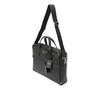 BOSS Borsa portadocumenti 'Zair' grigio argento / nero Uomo BOSS One Size grigio argento / nero
